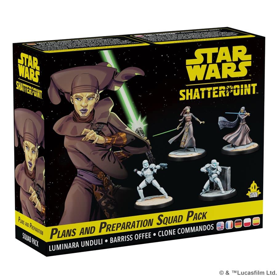 Star Wars Shatterpoint Plans and Preparation: General Luminara Unduli Squad Pack image 0